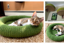 Kitty Bed Crochet Free Pattern