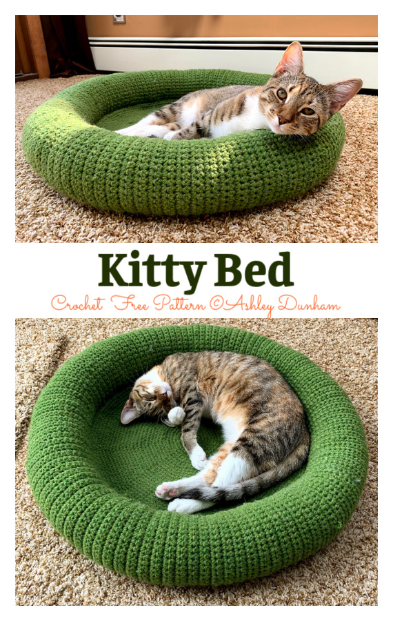 Kitty Bed Crochet Free Pattern Kitty Bed Crochet Free Pattern
