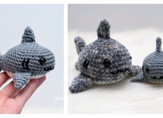 Amigurumi Sheldon the Shark Crochet Free Pattern